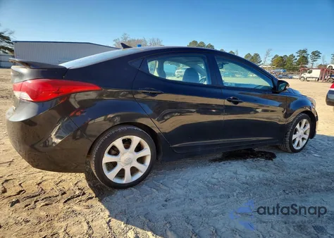 2012 Hyundai Elantra Gls из США, поврежденный, VIN KMHDH4AE2CU272053